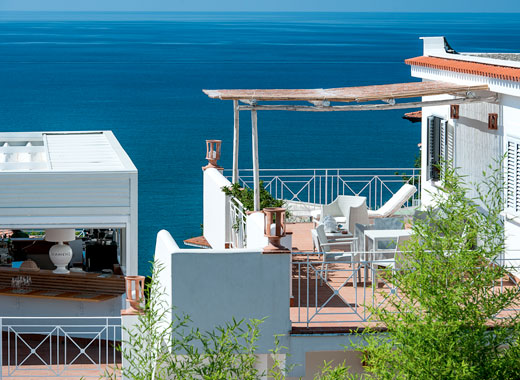 Una terrazza sul mare del Cilento